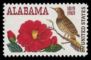 PCBstamps   US #1375 6c Alabama Statehood, MNH, (6)