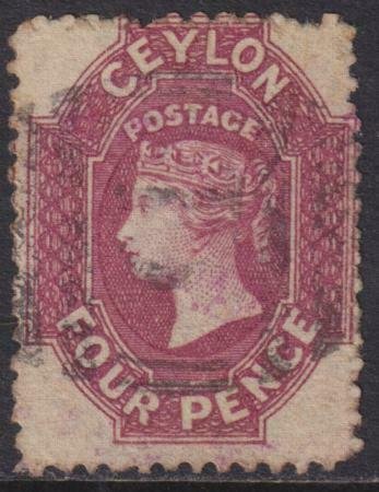 Ceylon 1863 SC 50 Used