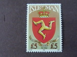 ISLE OF MAN # J25-MINT/NEVER HINGED---POSTAGE DUE----1982-96