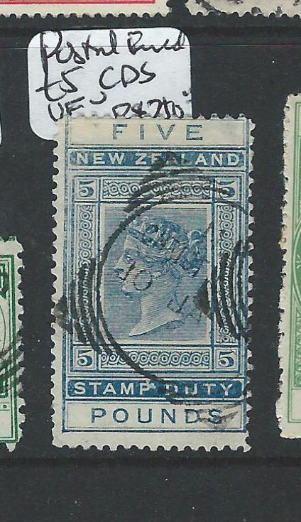 NEW ZEALAND  (P0608B) POSTAL FISCAL QV L5  VFU