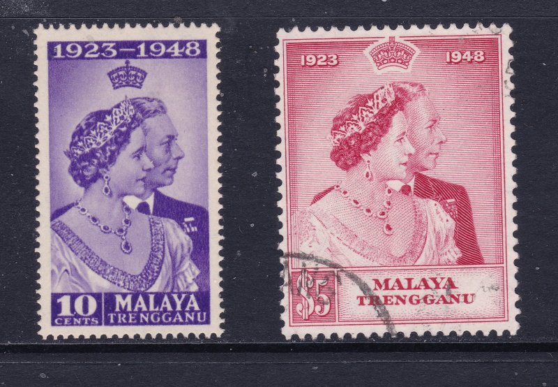 Trengganu (Malaysia) the 1948 Silver wedding pair