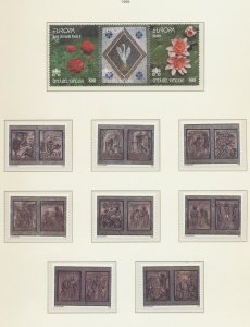 VATICAN - Scott 1103-1104a & 1128-1135 - MNH  S/S & sets  - 1999 - TWO SCANS