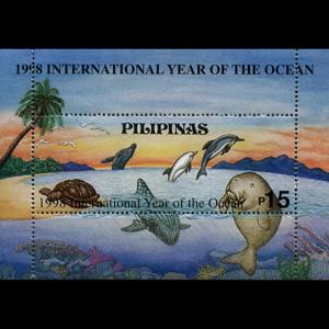 PHILIPPINES 1998 - Scott# 2554a S/S Ocean Year NH