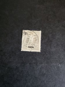 Stamps Funchal Scott #13 used