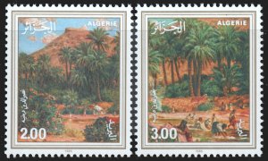 Algeria #795-796  MNH - Art, Painting, N. Dinet (1985)