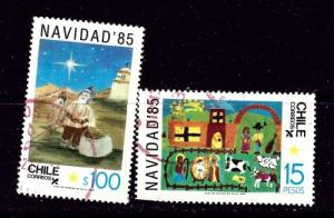 Chile 698-99 Used 1985 set