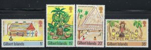 Gilbert Is 285-88 MNH 1976 Christmas (fe5778)