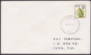 FIJI 1977 local 5c rate cover ex VATUKULA...................................X472