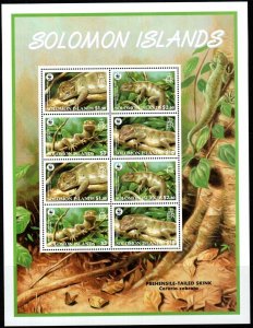 SOLOMON ISLANDS SG1162a 2005 ENDANGERED SPECIES SHEETLET MNH