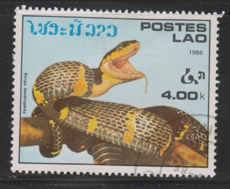 Laos 726 Snakes 1986