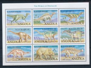 [31520] Angola 1998 Pre historic animals Dinosaurs MNH Sheet