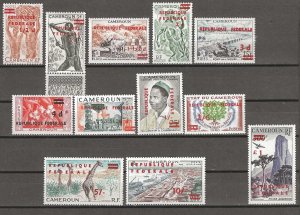 CAMEROON 1961 SG 286/297a MNH