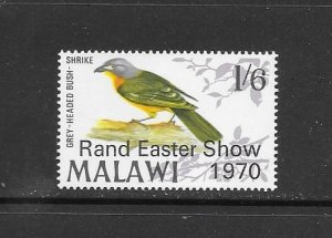 BIRDS - MALAWI #131 RAND EASTER SHOW  MNH