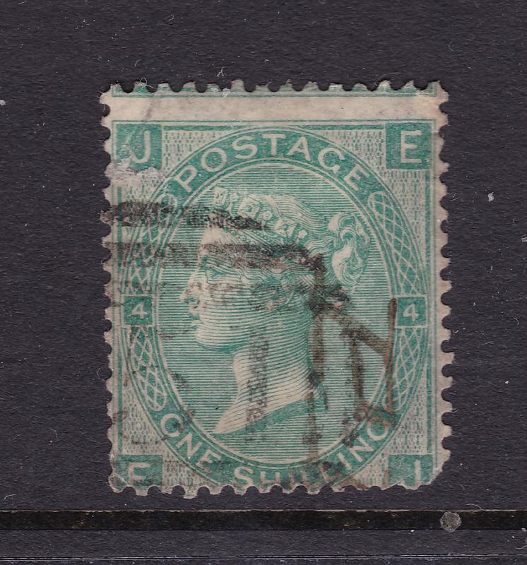 Great Britain a QV 1/- used plate 4 from 1865