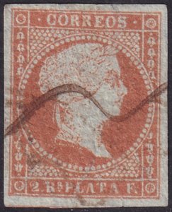 Cuba 1855 Sc 4a used