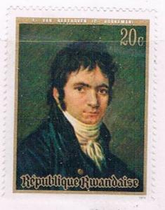 Rwanda 408 Unused Beethoven Portrait 1971 (R0552)+