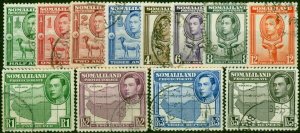 Somaliland 1938 Set of 12 SG93-104 V.F.U