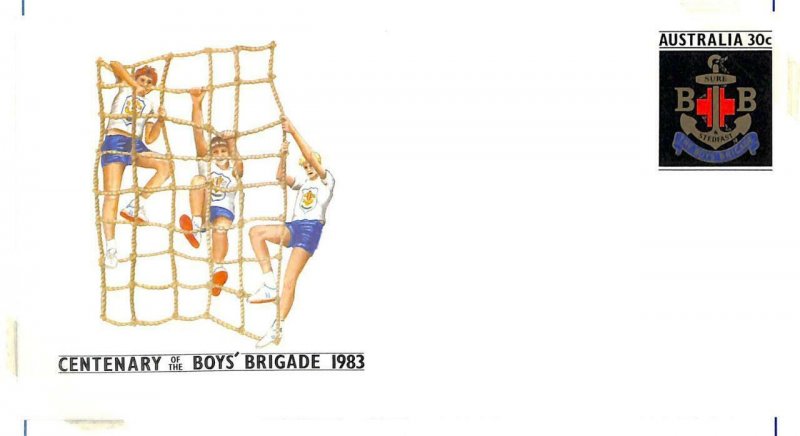 AUSTRALIA BOY SCOUTS & BIRGADE STATIONERY UNUSED (x2) 1982-83