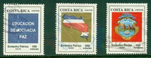 COSTA RICA 427-9 USED CV $14.75 BIN $6.75