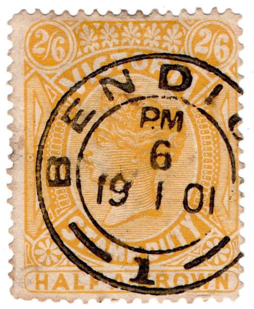 (I.B) Australia - Victoria Revenue : Stamp Duty 2/6d (Bendigo)