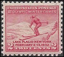 SCOTT #716 LAKE PLACID SINGLE MINT NEVER HINGED