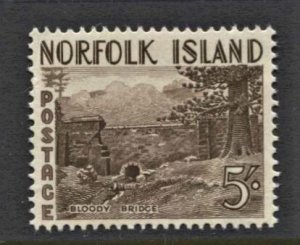 STAMP STATION PERTH Norfolk Island #18 Bloody Bridge MNH CV$35.00