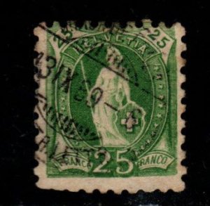 Switzerland Scott 90 perf 9.5 stamp