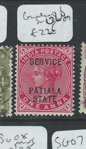 INDIA PATIALA (PP2507B) QV 1A SERVICE SG O6  MOG