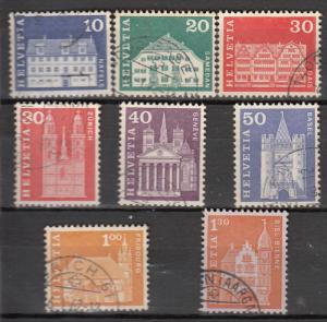 Switzerland 1960 Definitives Used