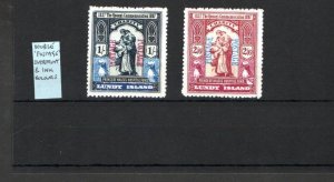 COLLECTION OF GERALD KING 'ALTERNATIVE LUNDY' FANTASY STAMPS