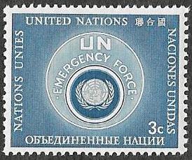 UN New York SC 51 - UN Emergency Force - MNH - 1957