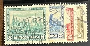 Germany, 1930,  SC B34-B37, Used, VF Set