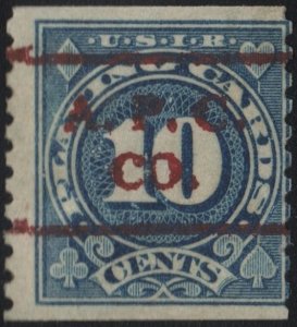 SC#RF20 10¢ Playing Card Stamp: Precancelled A.P.C. Co. (1926) Used