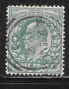 Great Britain 127: 1/2d Edward VII, used, F