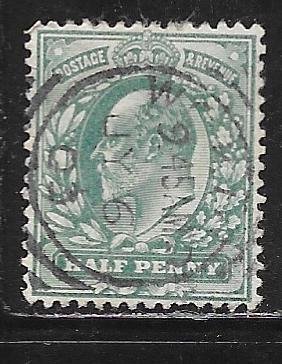 Great Britain 127: 1/2d Edward VII, used, F