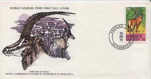 Upper Volta, First Day Cover, Animals