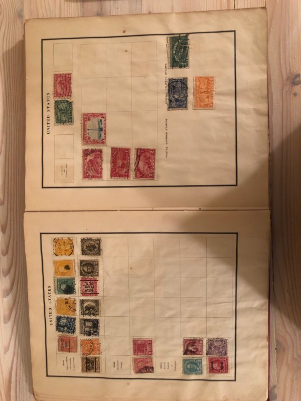 Modern Stamp Album Circa 1921