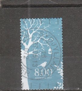 Denmark  Scott#  1615  Used  (2012 Tree in Winter)