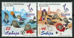 0217 SERBIA 2009 - 25th Summer Universiade - Sport - MNH Set