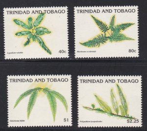 Trinidad & Tobago # 530-533, Ferns, Mint NH, 1/2 Cat.