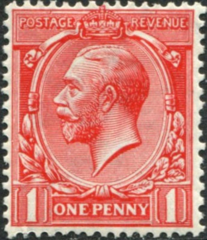 SG357 SPEC N16(2), 1d deep bright scarlet, M MINT. Cat £20.