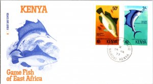 Kenya Uganda & Tanganyika, Worldwide First Day Cover, Fish