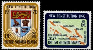 British Solomon Islands Scott 208-209 set