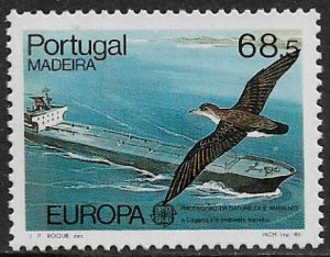 Portugal, Madeira #110 MNH Stamp - Europa - Great Shearwater - Bird