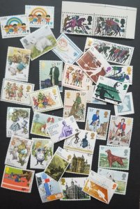 GB Great Britain Unused Mint MNH OG Stamp Lot Collection T5425