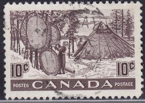 Canada 301 Drying Animal Hides 1950