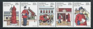 Australia SG 752  SC# 755b  MUH se-tenant strip of 5 National Stamp Week