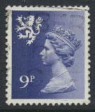 GB Scotland  SG S28 SC# SMH12 Used  Machin  9p  see details