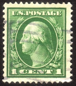 1912, US 1c, Washington, Used, Well centered, Sc 405