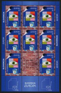 Slovenia 523 Sheet MNH EUROPA, Art